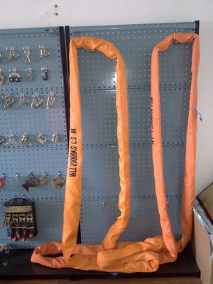 ซื้อ สลิงกลมโพลีเอสเตอร์แบบไม่มีที่สิ้นสุดสำหรับงานหนัก WLL 20T EN1492-2 สีส้ม online manufacture