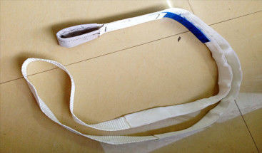 ซื้อ สายจูงแบบไม่มีที่สิ้นสุดสลิง 350 กิโลกรัม White Webbing Sling Safety Factor 7 ต่อ 1 online manufacture
