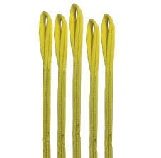 ซื้อ เส้นใยโพลีเอสเตอร์ที่ทนทานโพลีเอสเตอร์สายตาและตา 11500 LBS Carings Lifting Slings online manufacture