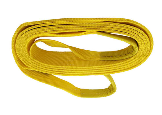 ซื้อ 3 ตัน Double Eye โพลีเอสเตอร์ Flat Webbing Sling สําหรับการลัด online manufacture