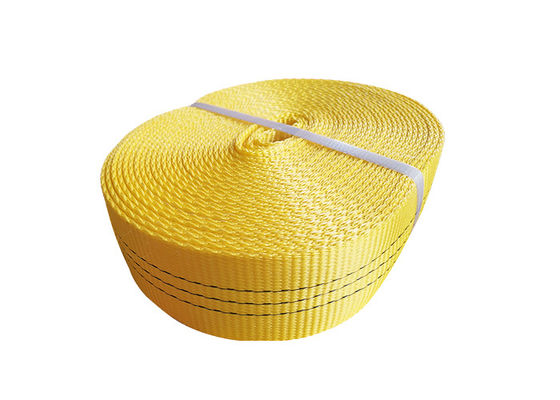 ซื้อ แบบเรียบ โพลีเอสเตอร์ แผ่นเรียบ Sling Roll Webbing Straps EN1492-1 online manufacture