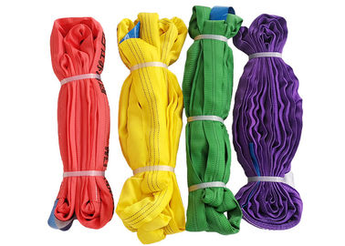 ซื้อ ป้องกันรอยขีดข่วนโพลีเอสเตอร์ยกสลิง 6T / 5T / 4T / 3T / 2T / 1T ด้วยง่ายเสื้อผ้าและการเก็บรักษา online manufacture