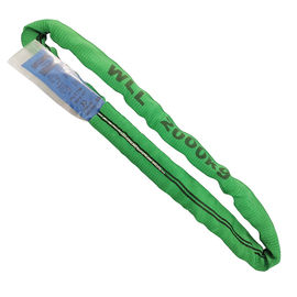 ซื้อ Green Lift สลิงโพลีเอสเตอร์, สายพานยก 2 ตันสำหรับพื้นผิวแบริ่งกว้าง online manufacture