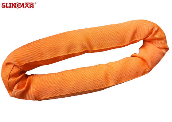 ซื้อ ส้มอ่อนสีส้ม 20 ตัน Polyester Endless Slings, Eye To Eye Duplex Lifting Slings online manufacture