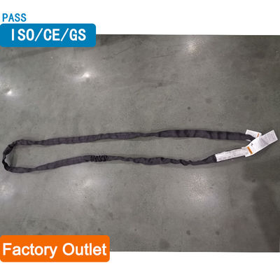 ซื้อ เสื้อโค้ง Twill Weave โพลีเอสเตอร์ รอบ Sling ดํา Heavy Duty สูง 2 ตัน online manufacture