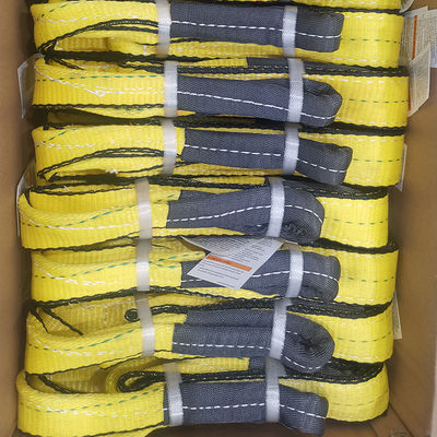 ซื้อ Heavy Duty Lifting Polyester Lifting Sling Offering Elongation Less Than 7 Percent Suitable for Industrial Lifting Needs online manufacture